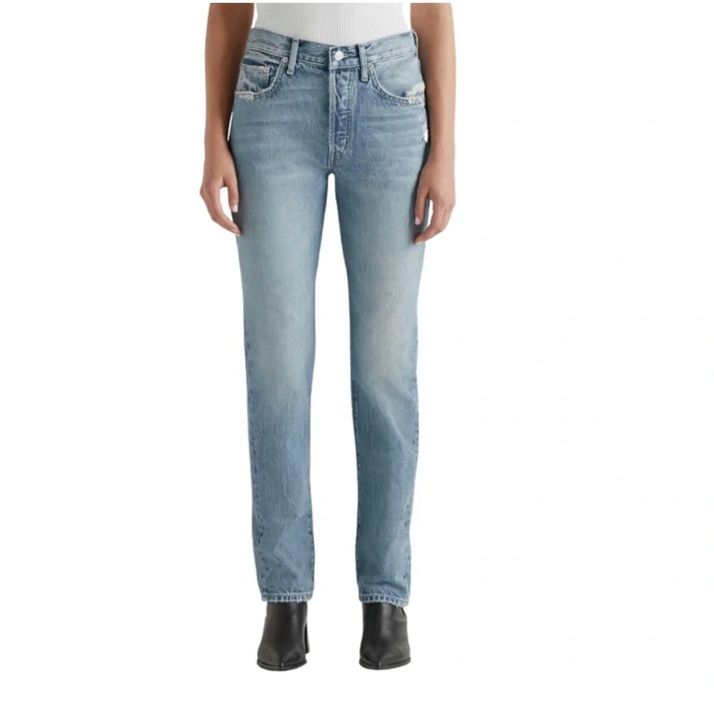 NWT Edwin CAI Classic Straight Jeans in Blue Shield Size 25